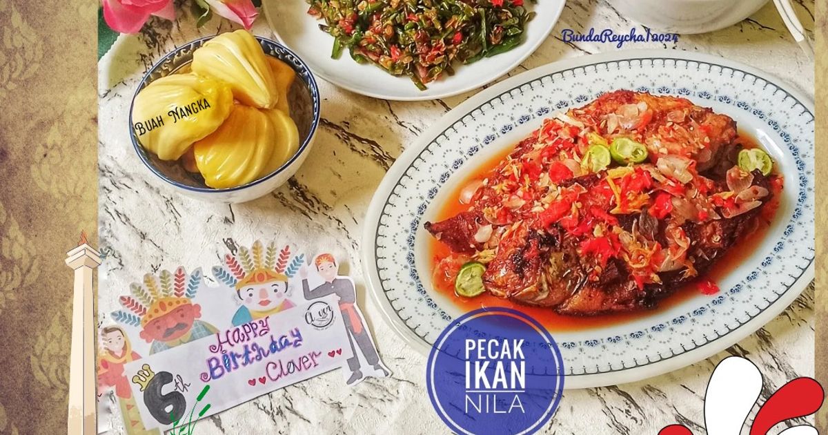 681. 🐟 Pecak Ikan Nila (Masakan khas Betawi)