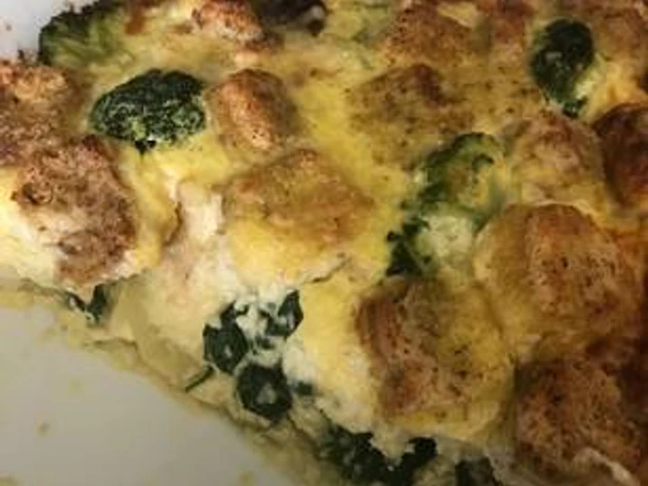 Easy Steps to Prepare Recipe Crustless Spinach Ricotta Strata that is Awesome, Can Spoil the Tongue}