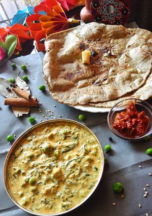 A picture of Methi Matar.