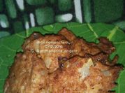 A picture of corned beef and egg