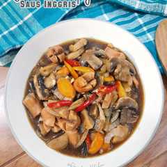 รูปของ Sosis Jamur Champignon Saus Inggris