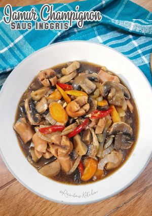Foto resep Sosis Jamur Champignon Saus Inggris