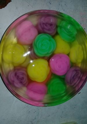 Foto resep Puding mawar kaca