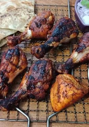 A picture of Chicken leg piece tikka.