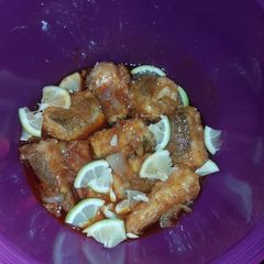 A picture of Pickle fish without pickling spice.