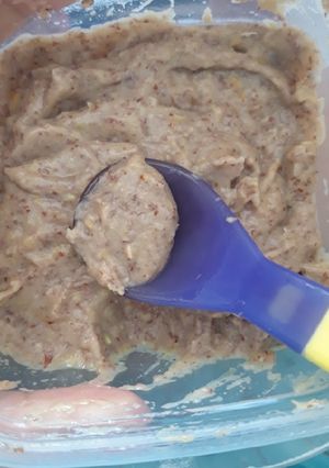 Foto resep MPASI 8 bulan Bubur nasi merah tuna