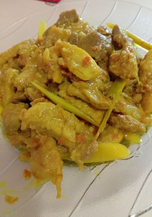 Foto resep Masakan daging babi bumbu serai