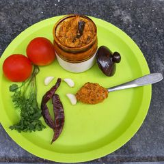 A picture of Tomato Pachadi.