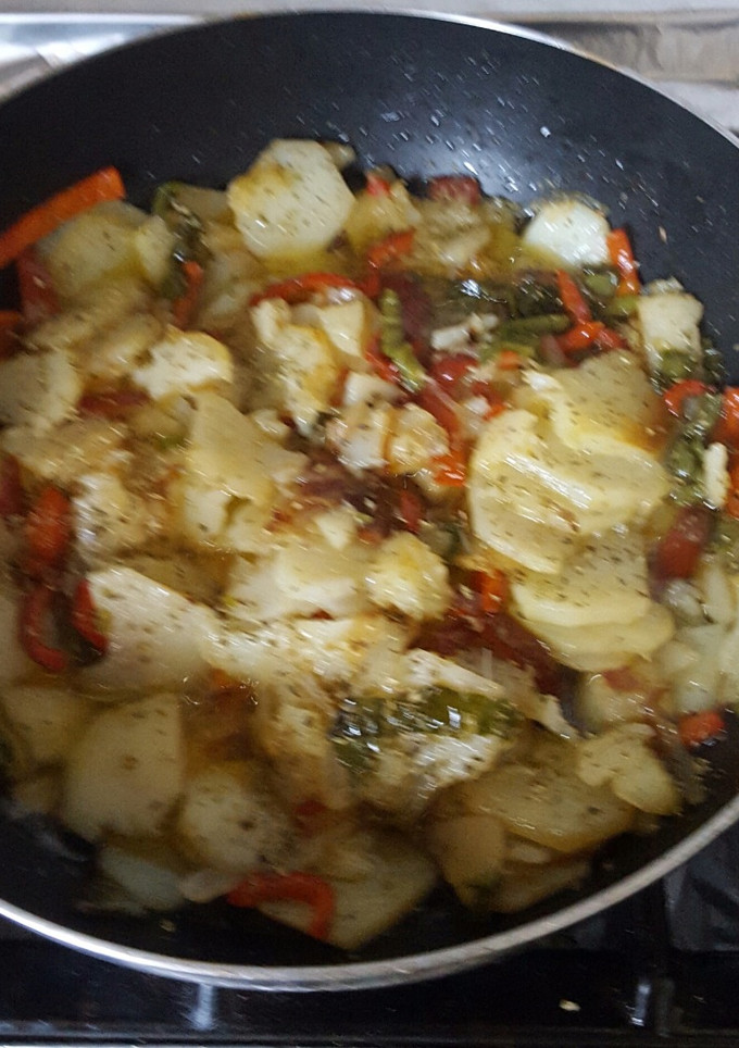 Una foto de Patatas a lo pobre