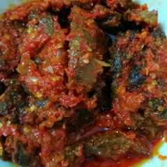 A picture of Dendeng batokok maknyusss.