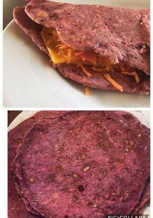 Una foto de Masa de remolacha para tacos o burrito