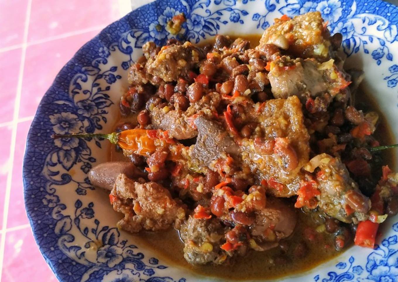 Sambal goreng krecek+kacang tolo