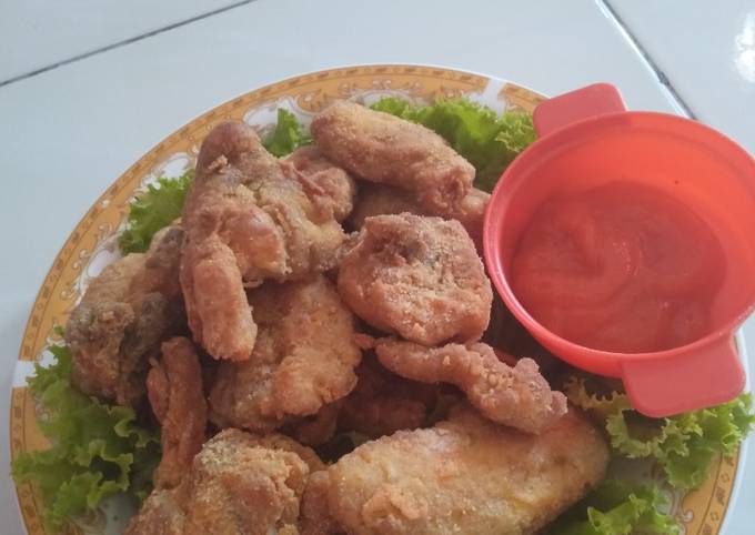 Ayam goreng tepung krispy