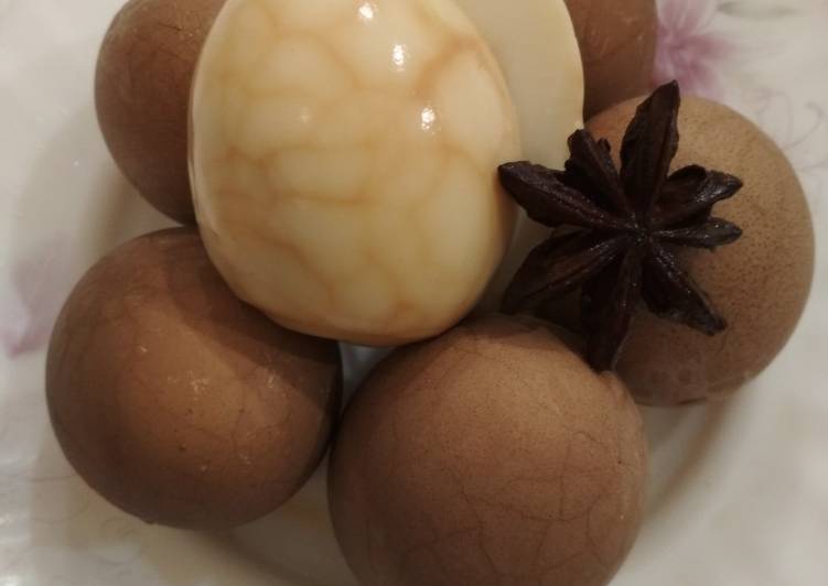 Tea Egg (pindang telur) khas Taiwan