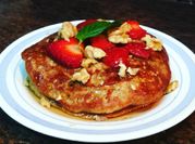 Una foto de pancakes de plátano