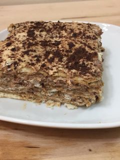 صورة لوصفة تيراميسو بالبسكويت على طريقتي