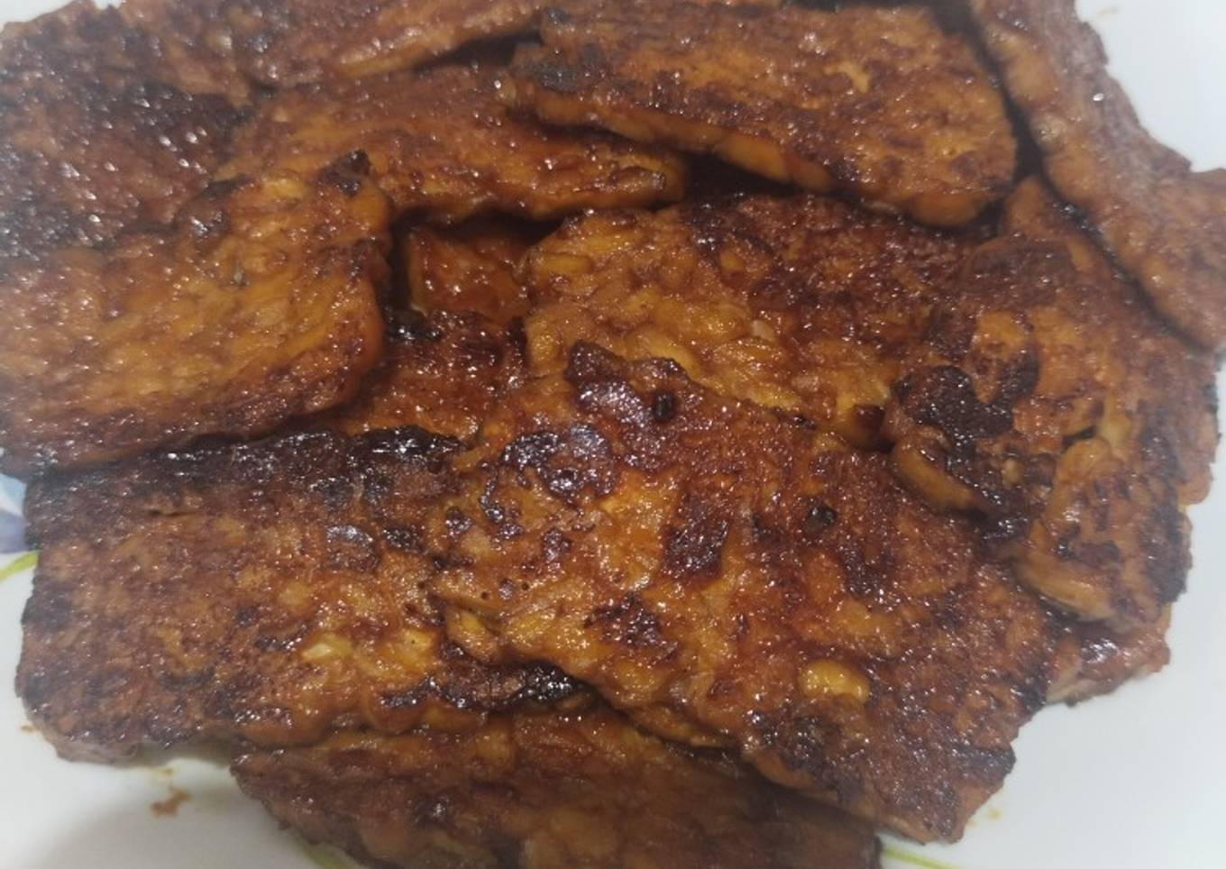 Tempe panggang vegetarian