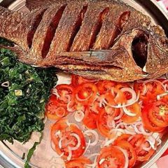 A picture of Fried fish.