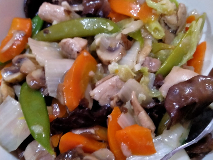 Resep Ayam cah jamur Wajib Dicoba