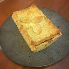 Vegan Mushroom Pie A picture of Vegan Mushroom Pie.