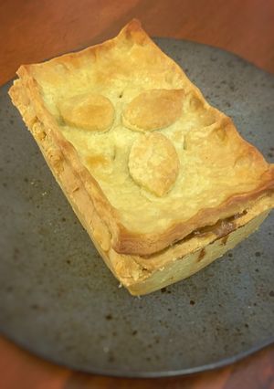 A picture of Vegan Mushroom Pie.