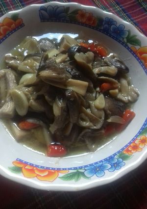 Foto resep Tumis jamur sawit