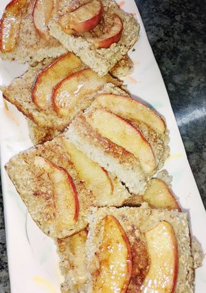 Una foto de Torta de avena y fruta
