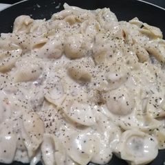 Creamy White Sauce Pasta A picture of Creamy White Sauce Pasta.