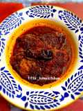 Lonka Pora Rui(Fish Curry in Roasted Chilli Sauce)