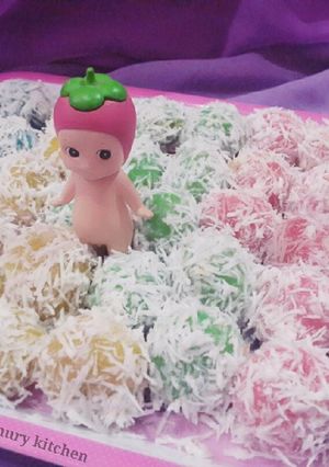 Foto resep Klepon Pelangi