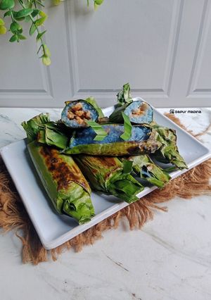 Foto resep Lemper Bunga Telang