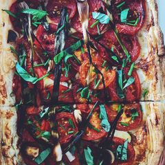 A picture of Fresh Tomato Tart.