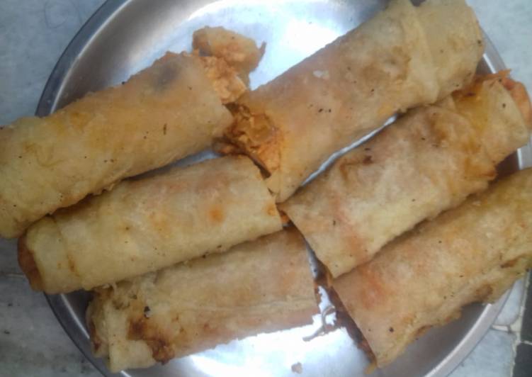 Recipe of Perfect Noodles Spring Roll