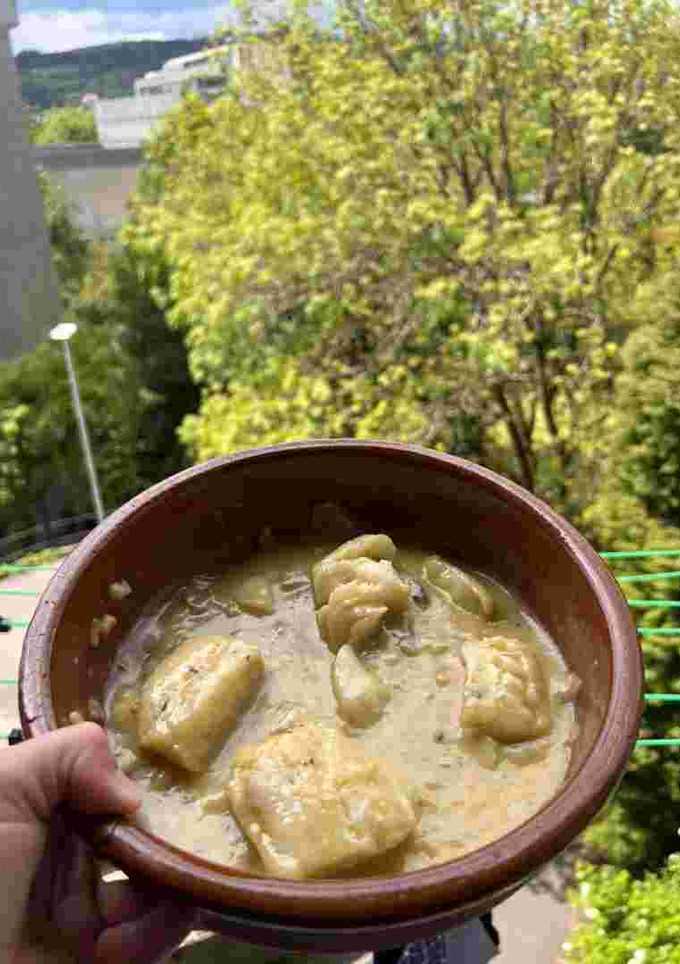 Una foto de Bacallao al pilpil
