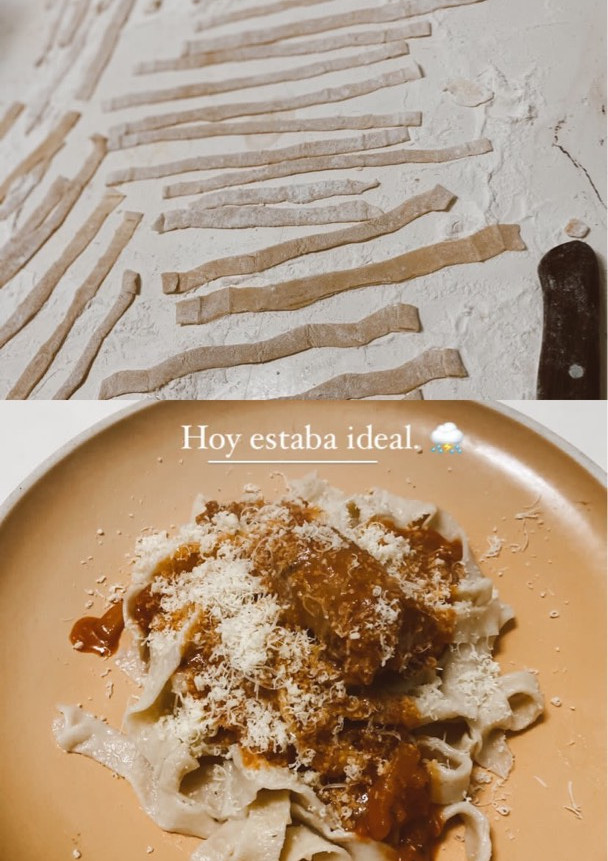 Una foto de ¡Fideos integrales caseros!🍝