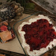 Triple Berry Cheesecake A picture of Triple Berry Cheesecake.