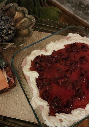 A picture of Triple Berry Cheesecake.