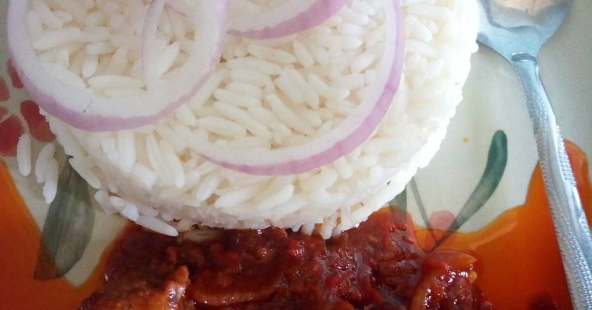 Rice and Stew Recipe by Mss Leemah's Delicacies Cookpad