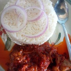 Rice and Stew A picture of Rice and Stew.