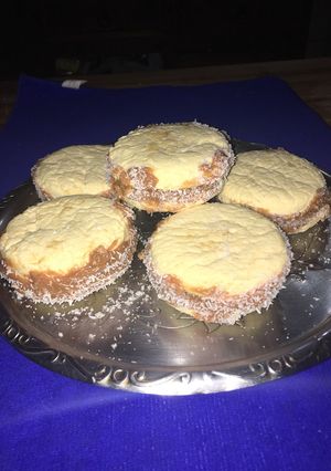 Una foto de Alfajores de almidón de maíz
