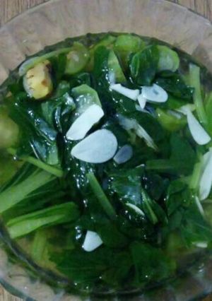 Foto resep Sawi dan Oyong Masak bening