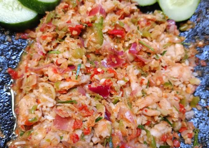 Resep Sambal Ganja Sambal Udang Belimbing Wuluh Oleh Tommy Wiriadi