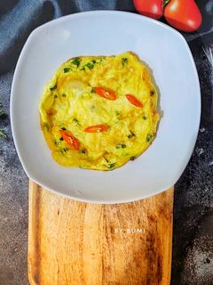 Foto resep 89. Telur dadar (by Bumi)