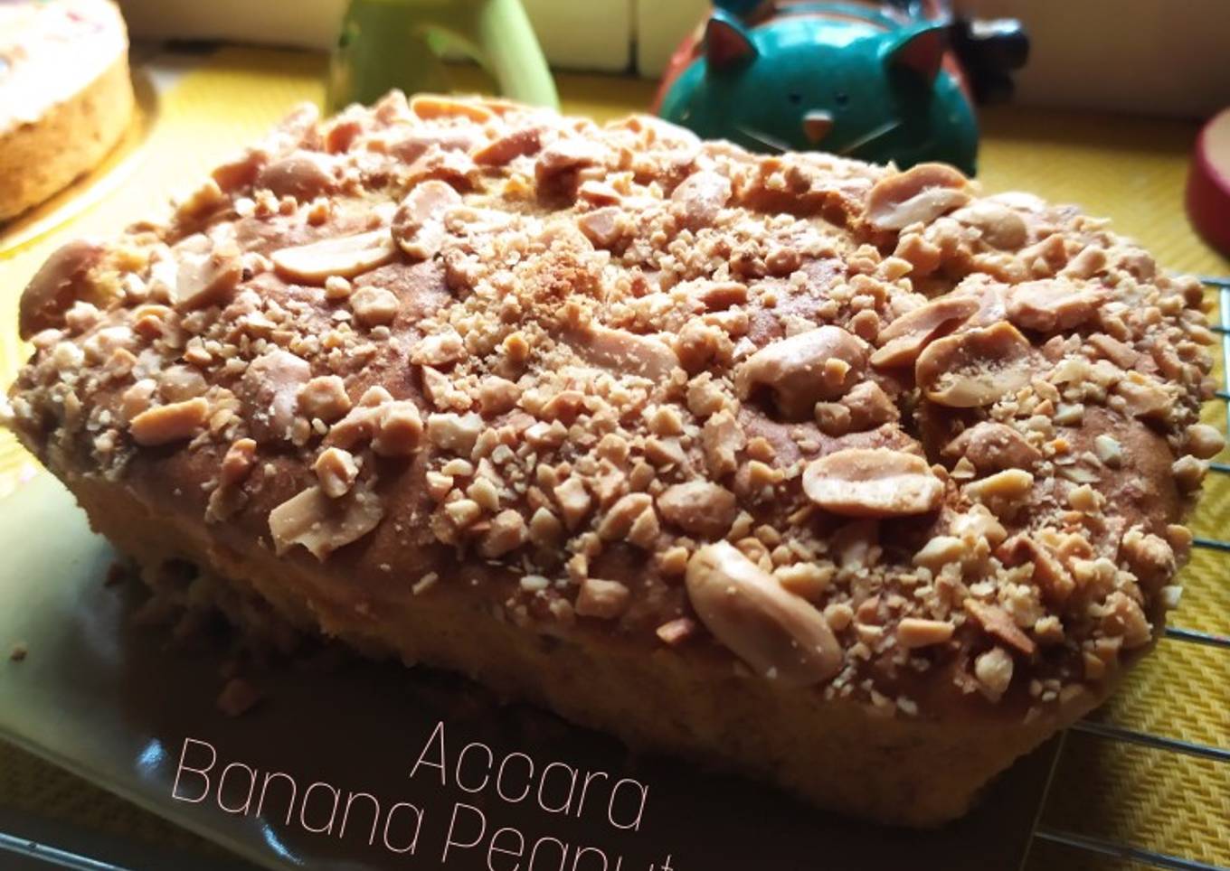Resepi Banana Peanut Cake 🇬🇭 yang Lazat dan Simpel