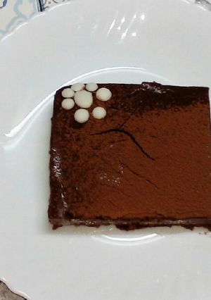 صورة لوصفة تحلية بالڨوفريط وفلان الشكولاطة
