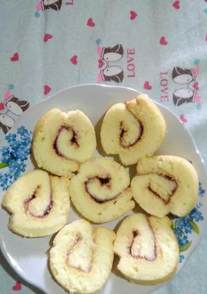 Foto resep Bolu Gulung Tepung Beras (hanya 3 bahan)