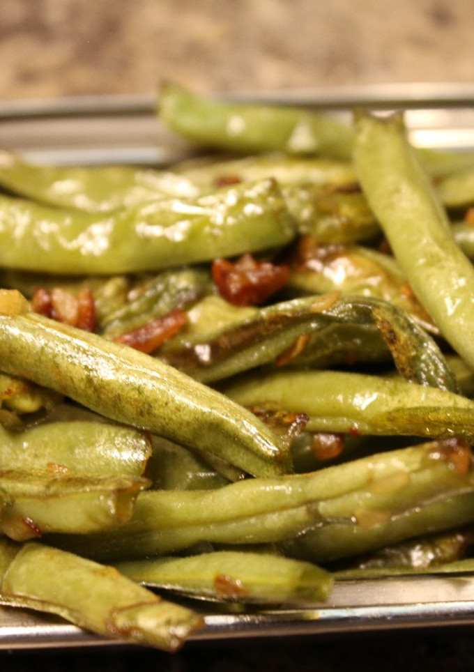 A picture of Garlic String Beans.