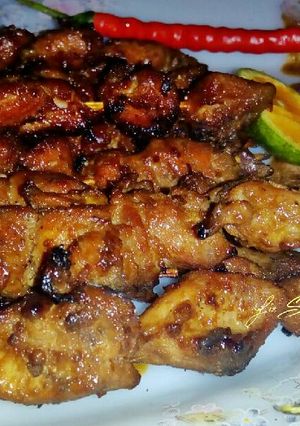 Foto resep Sate ayam kampung versi sweet satay