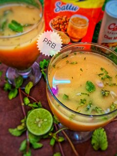 सत्तू का नमकीन शरबत(sattu ka namkin sharbat recipe in hindi) रेसिपी मुख्य फोटो