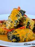 Buntil (Cassava Leaves Filled With Coconut, Tempeh & Anchovies)